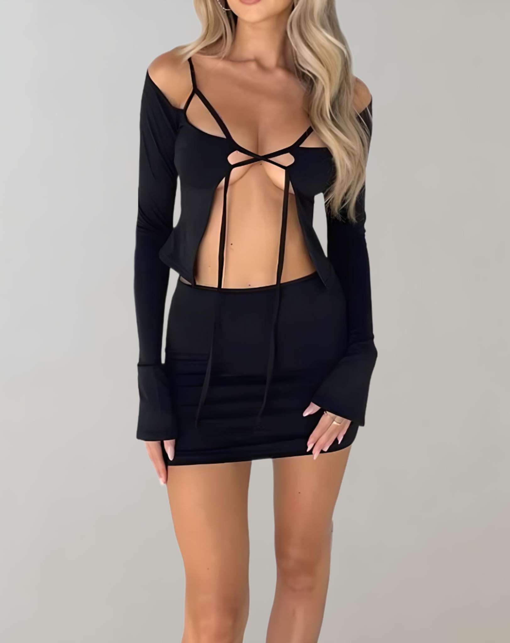 Krysta - 2-teiliges Set mit Bralette Oberteil
