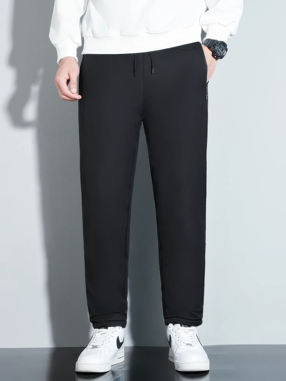 Winddichte, warm gefütterte Herren-Freizeithose
