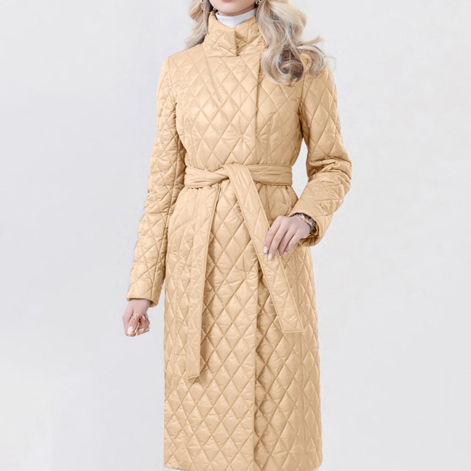 Sia | Frauen Lange Baumwolle Daunenmäntel Winter Mode Jacke
