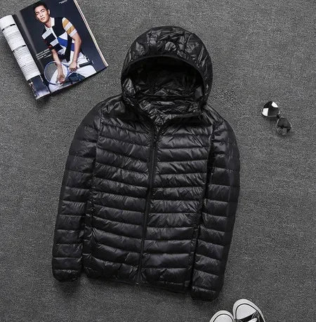 Remi - elegante, ultraleichte herrenjacke mit kapuze