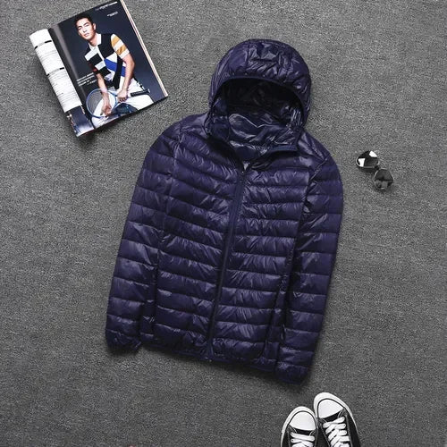 Remi - elegante, ultraleichte herrenjacke mit kapuze