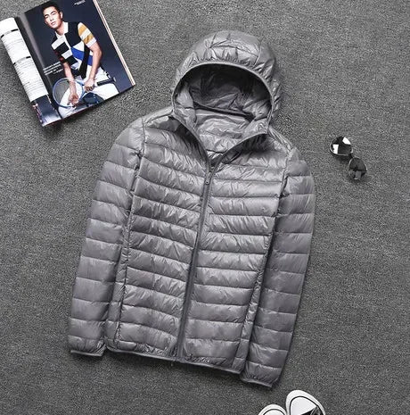 Remi - elegante, ultraleichte herrenjacke mit kapuze