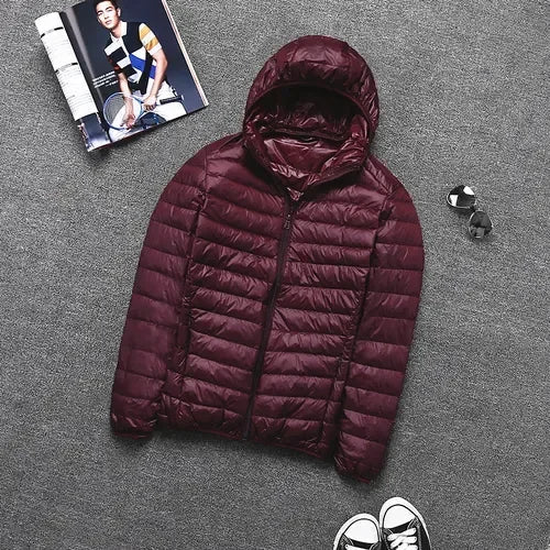 Remi - elegante, ultraleichte herrenjacke mit kapuze