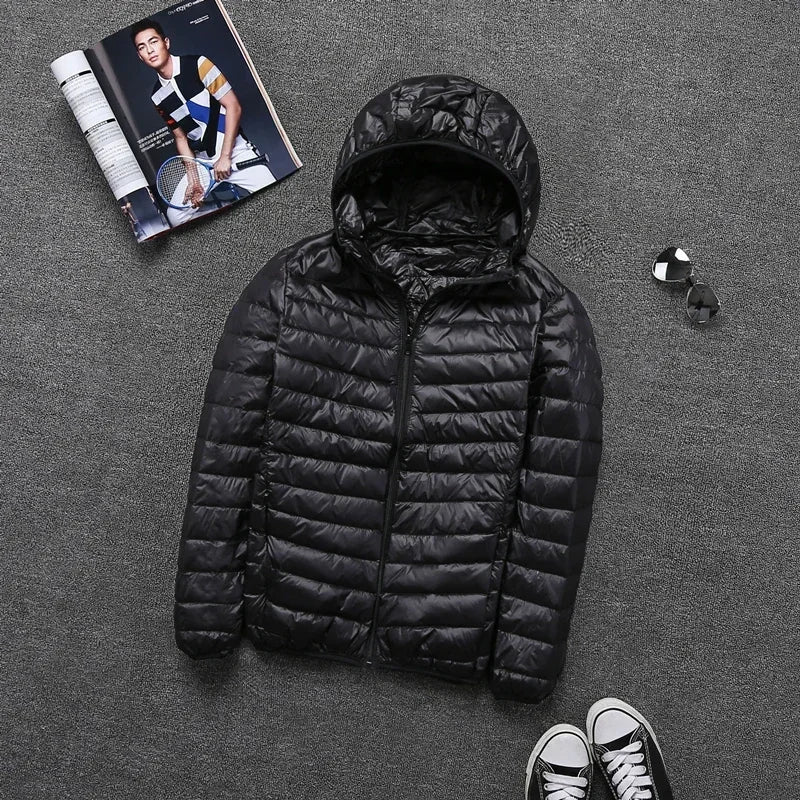 Remi - elegante, ultraleichte herrenjacke mit kapuze