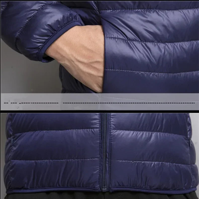 Remi - elegante, ultraleichte herrenjacke mit kapuze