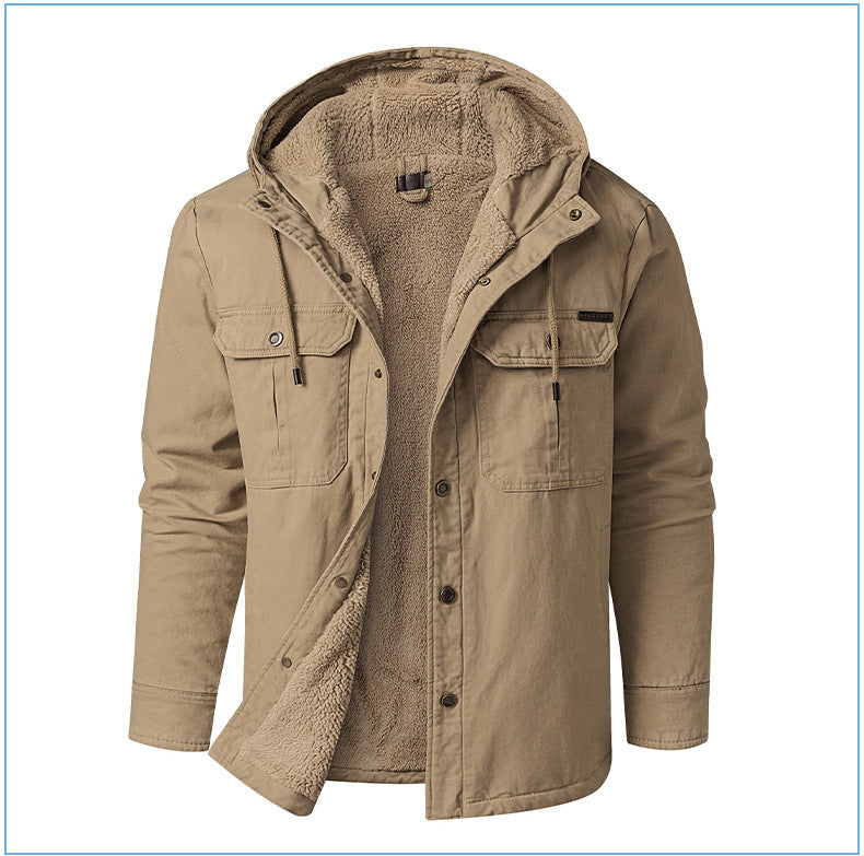 Victor – plüschige und warme winterjacke für herren