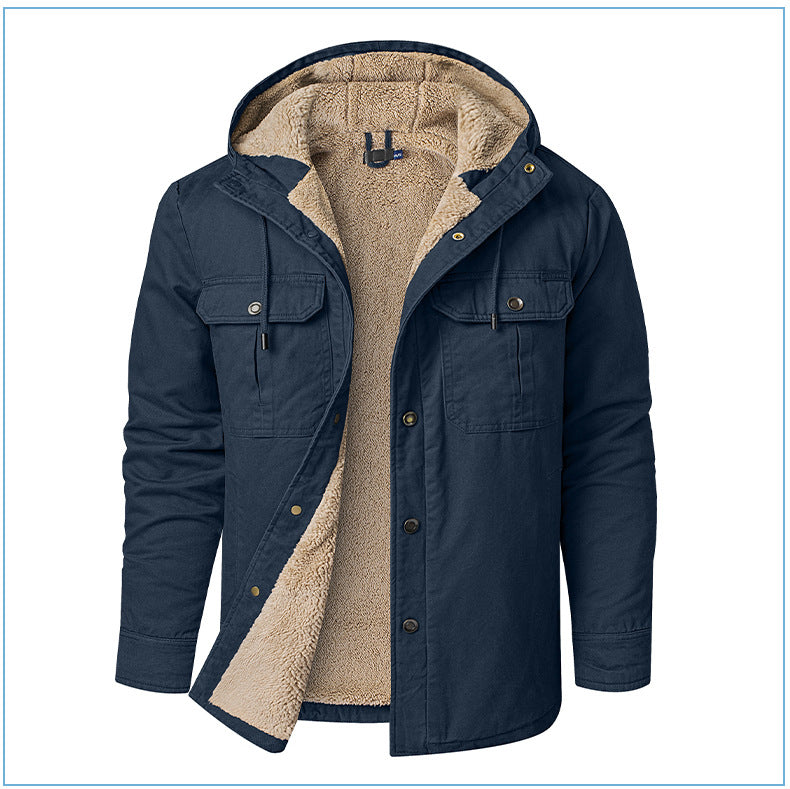 Victor – plüschige und warme winterjacke für herren