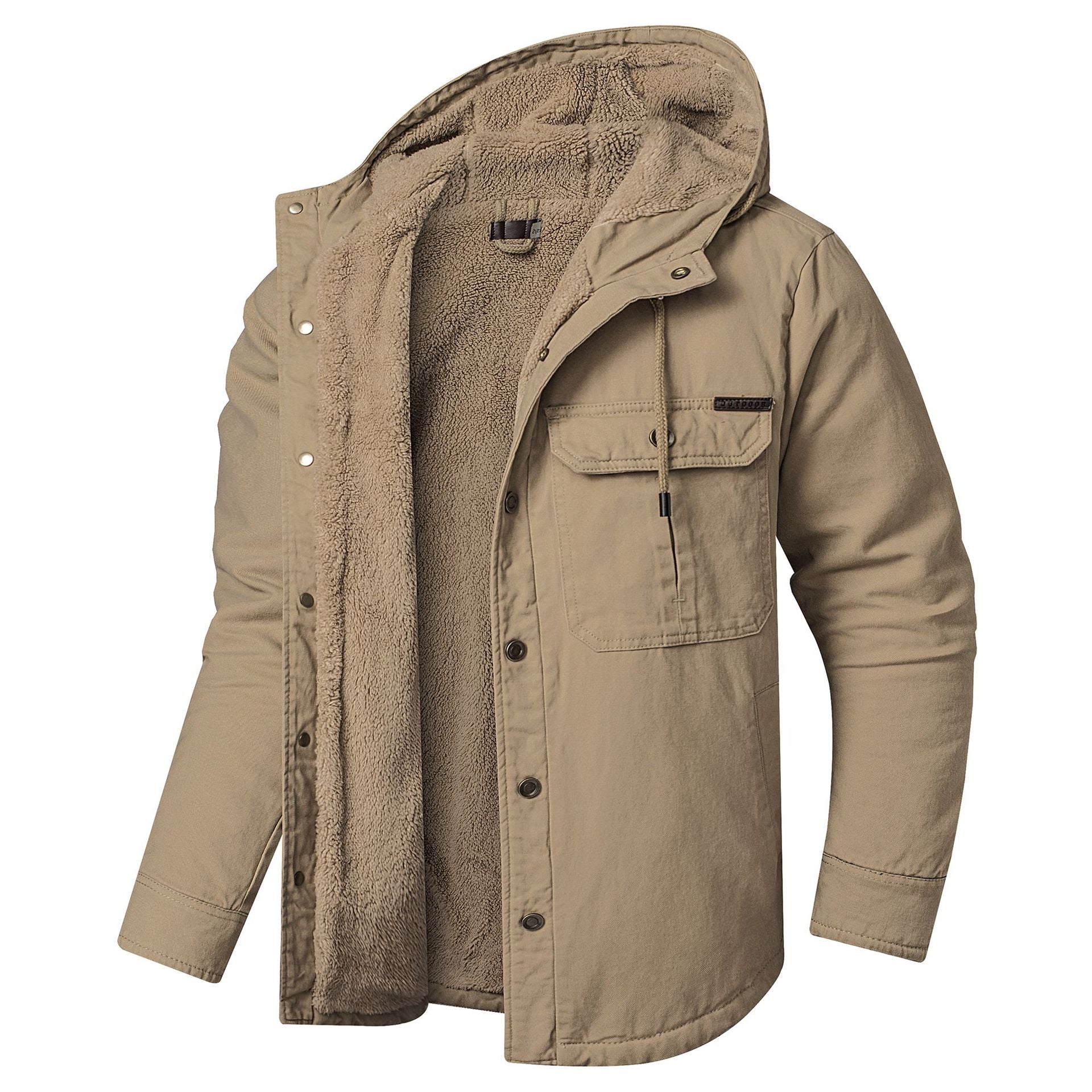 Victor – plüschige und warme winterjacke für herren