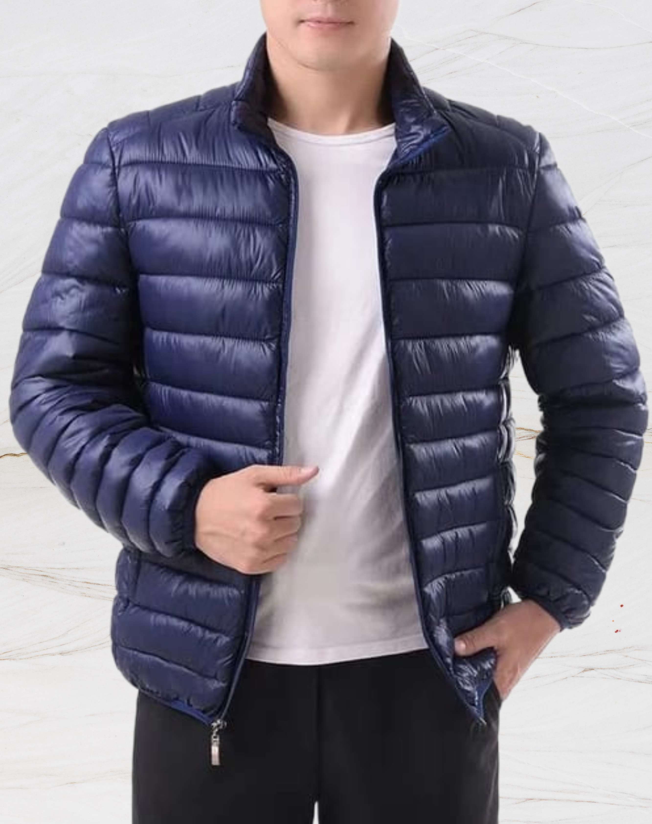 Chris - Lässige Baumwolljacke mit Taschen und Knopf