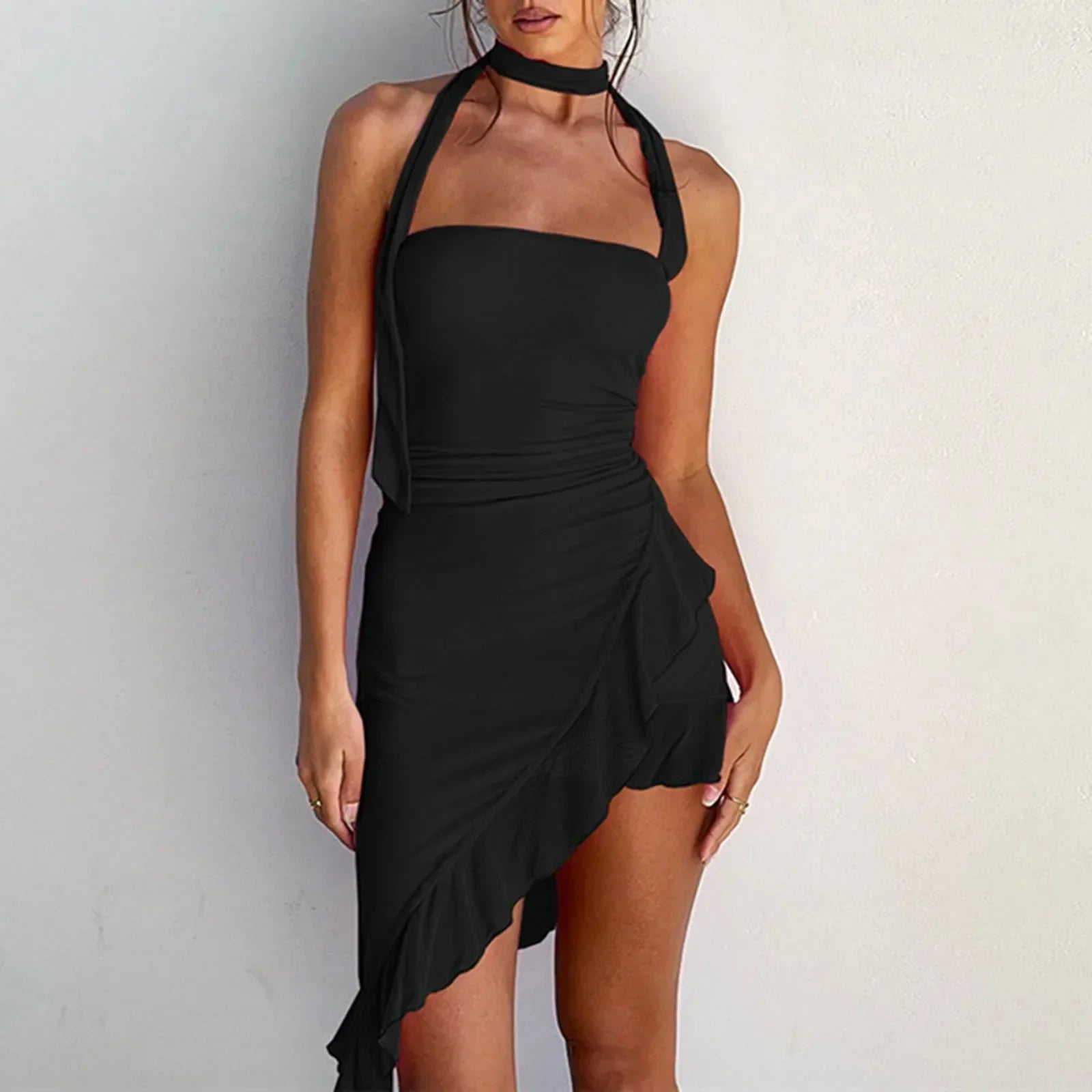 Lotta| Elegantes Neckholderkleid für Damen – Lotta-Kollektion