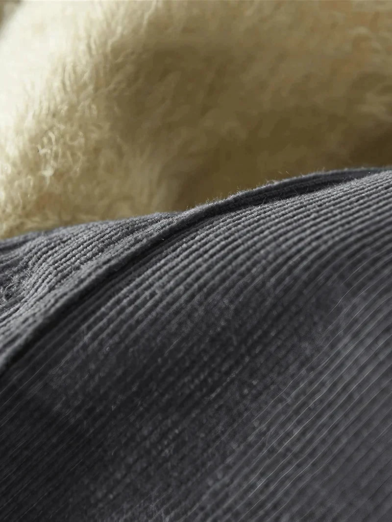 Richard - Lässige und Gemütliche Herbst Fleece-Cord Jacke für Herren
