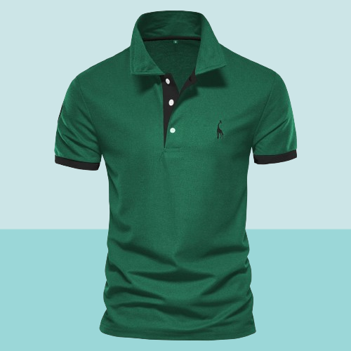 Herren Poloshirt 100% Baumwolle - Klassisches Design, Taillierte Passform, Vielseitig Kombinierbar