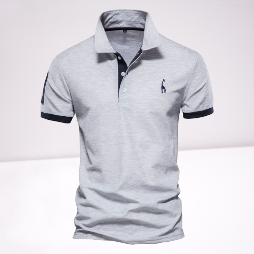 Herren Poloshirt 100% Baumwolle - Klassisches Design, Taillierte Passform, Vielseitig Kombinierbar