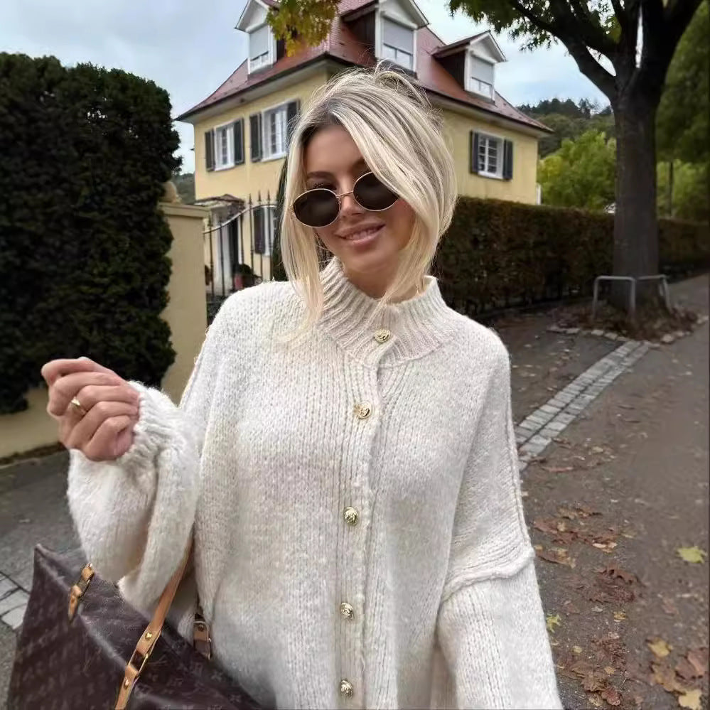 Alfonsine - Schicker Strick-Cardigan-Pullover
