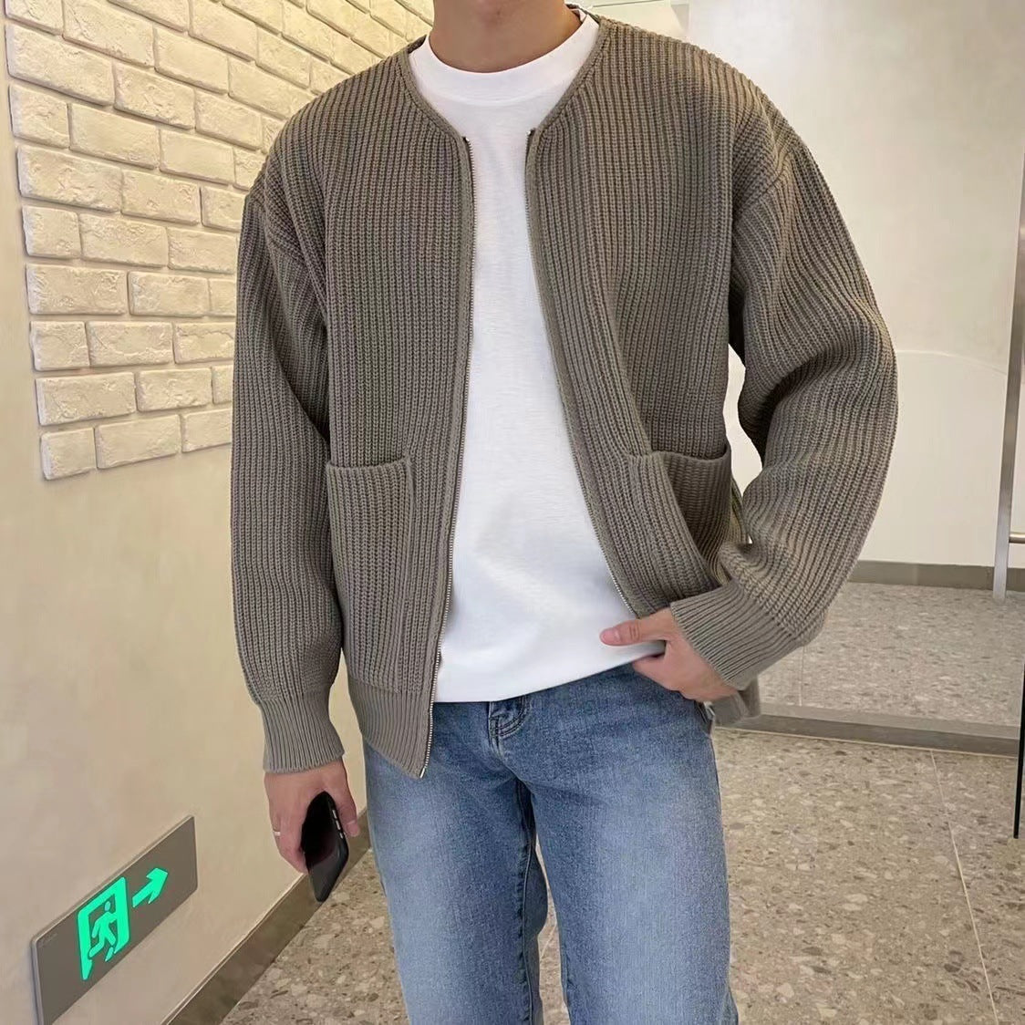 Adel - Herren Strickcardigan