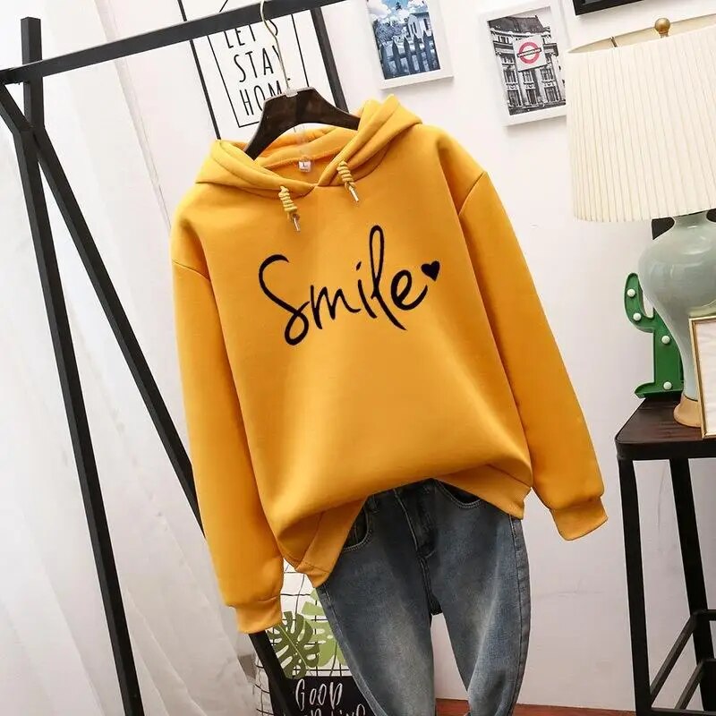 Karin - Fröhliches Lächeln Hoodie für Frauen