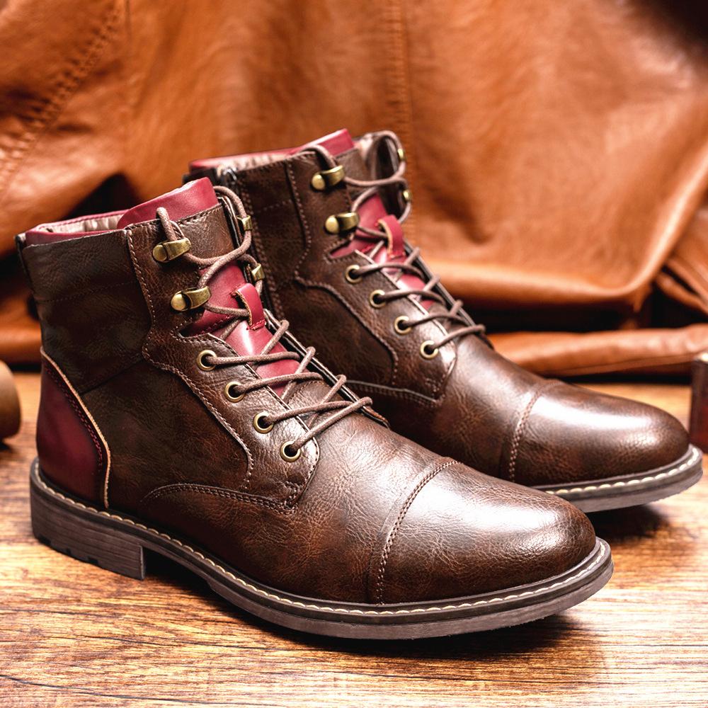 Givan - Herren Vintage Lederstiefel