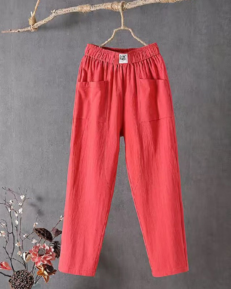 Weite luftige Damenhose