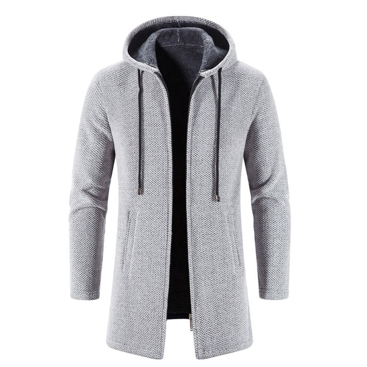 Carlos - warme herrenjacke mit kapuze