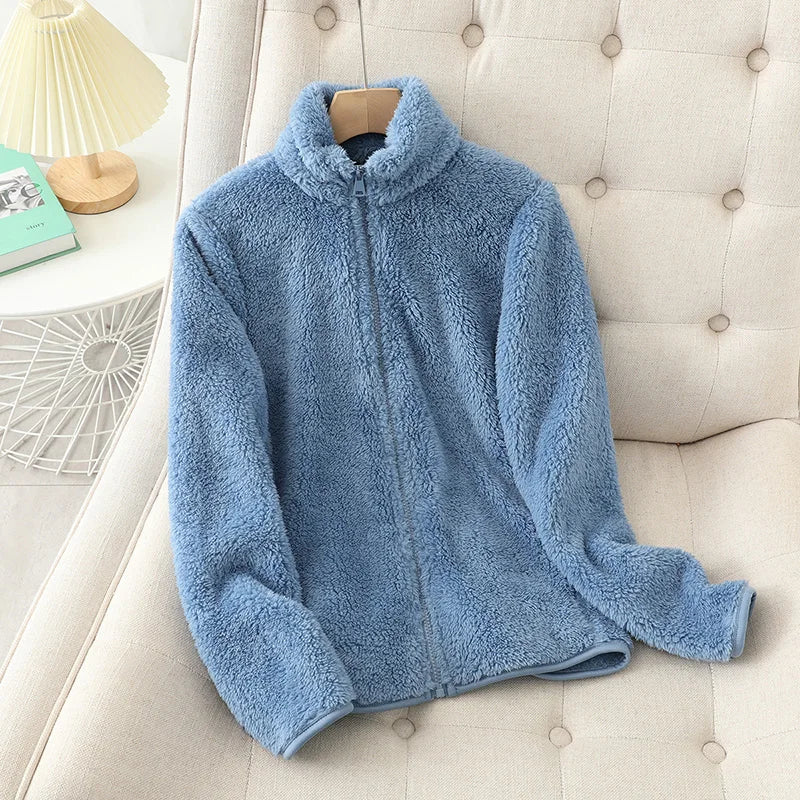 Weiche Damen Fleecejacke