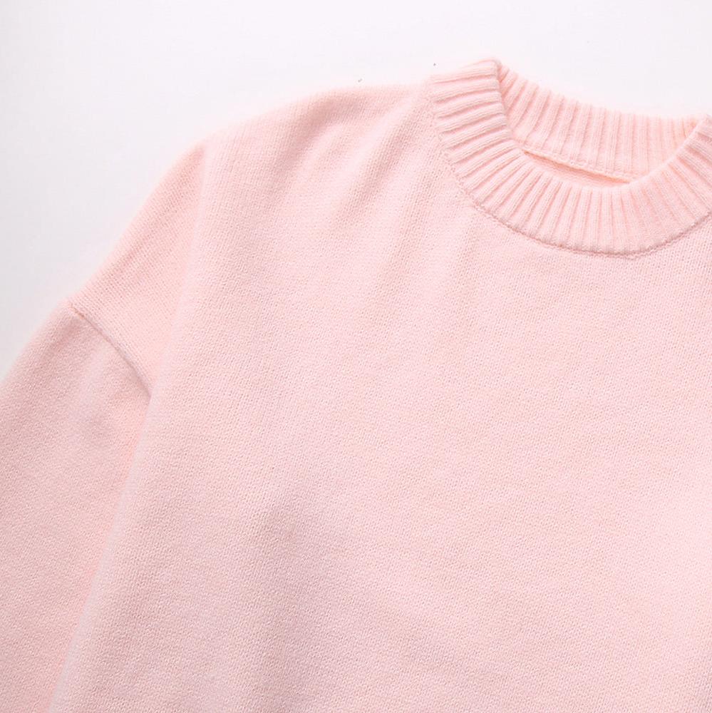 Nikola | Gemütlicher Oversized-Pinker Pullover für Damen