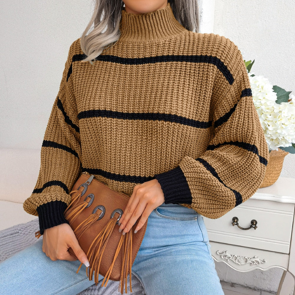 Martina - Rollkragen Pullover für Damen