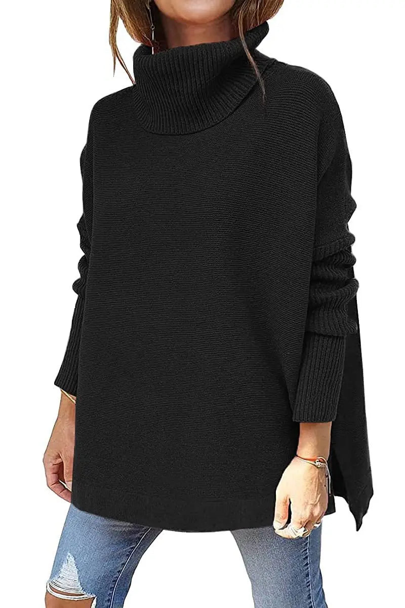 Bea™ - hochkragen Strickpullover