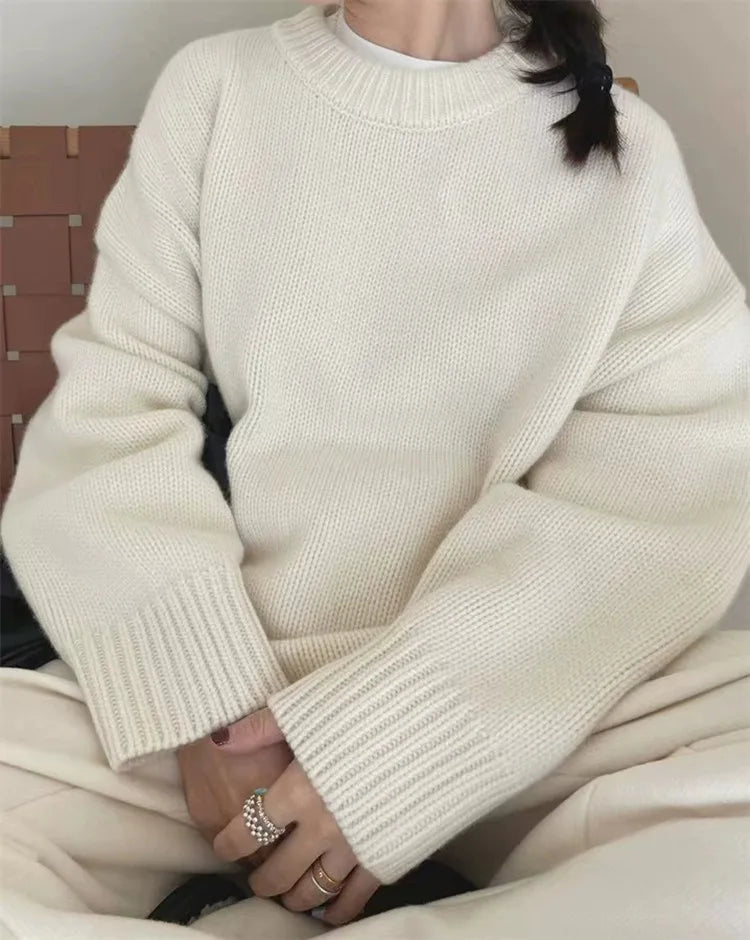 Petronilla - Kaschmir Oversize-Pullover für Damen