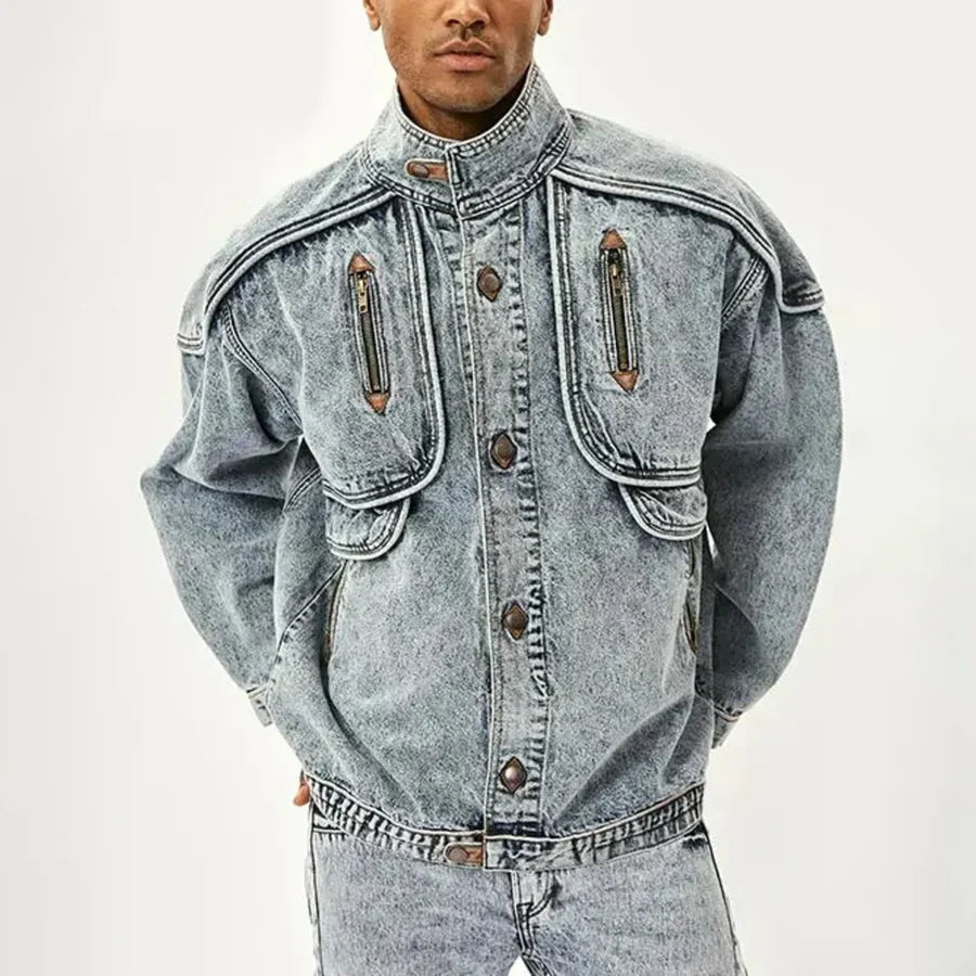 Prosper | Slim Stilvolle Herren-Moto-Jacke