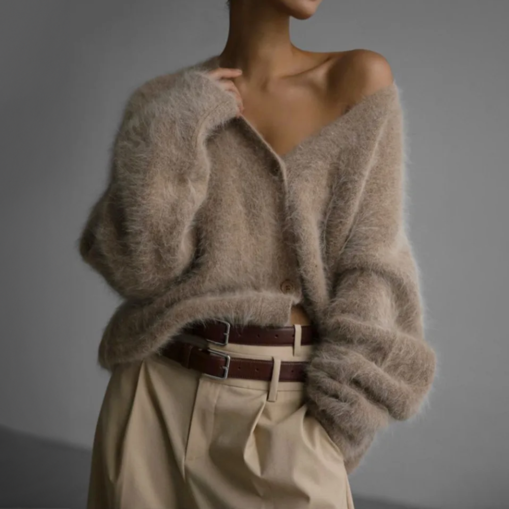 Rose | Bequemes Oversized Kaschmir-Pullover