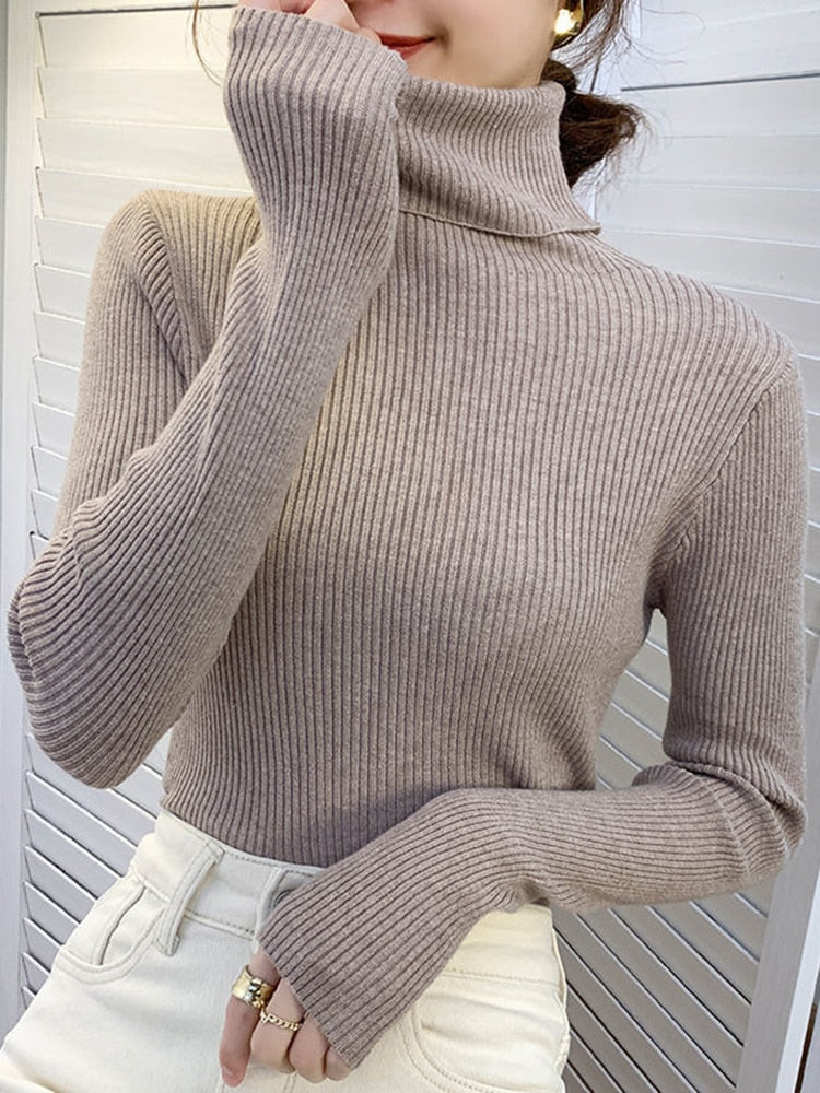 Sandy - Lässiger Winter Bequemer Rollkragenpullover für Damen