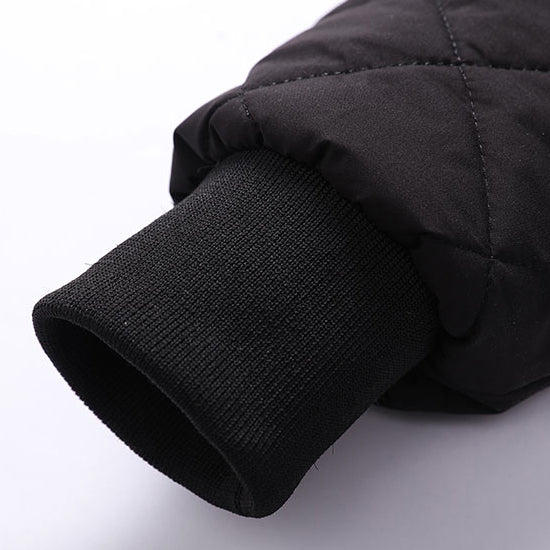 Roelof - Gesteppte Diamant-Winterbomberjacke