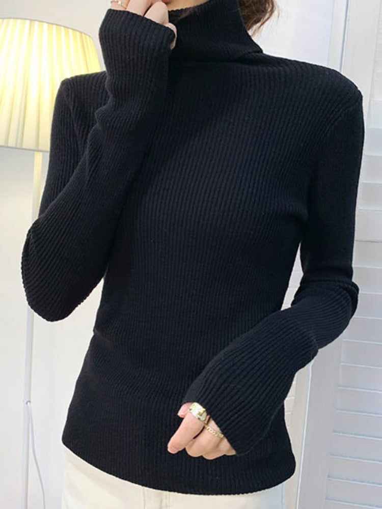 Sandy - Lässiger Winter Bequemer Rollkragenpullover für Damen
