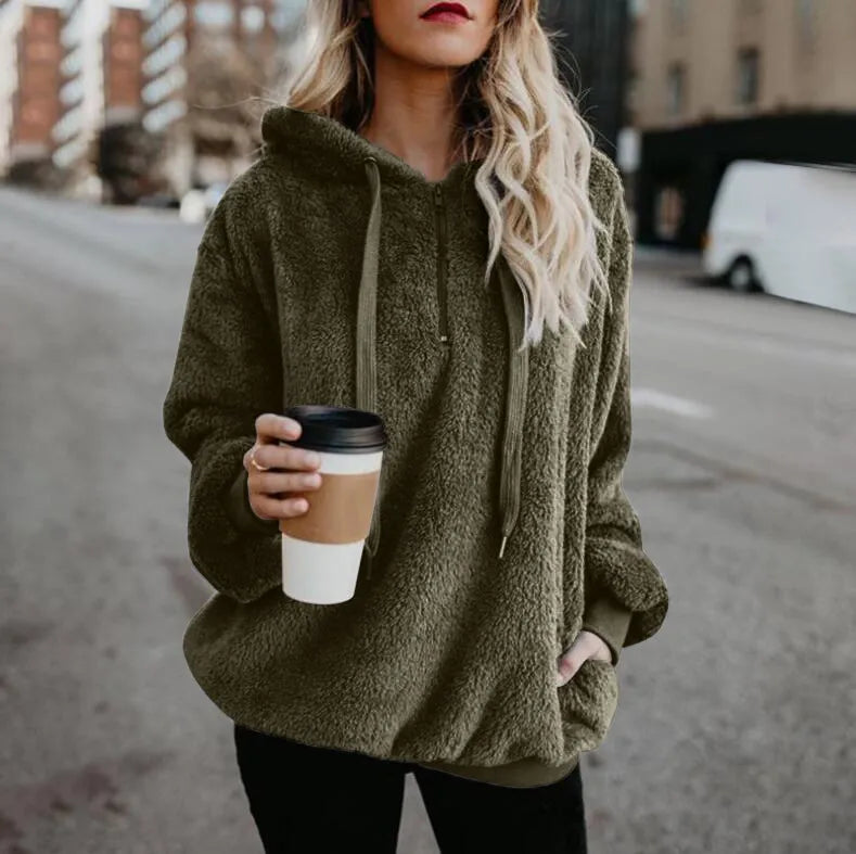 Lana - Stilvoller und Lässiger Winter Weicher Hoodie für Damen