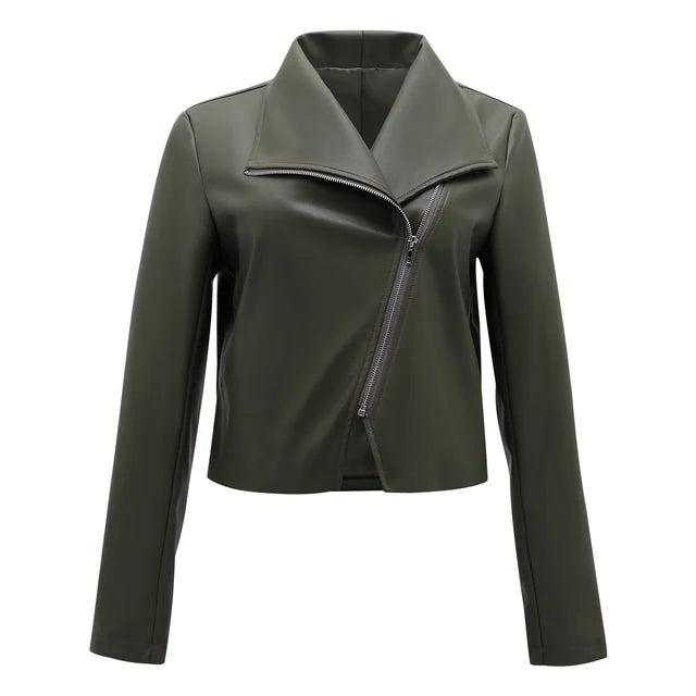 Teodora | Elegante olivgrüne Damenjacke