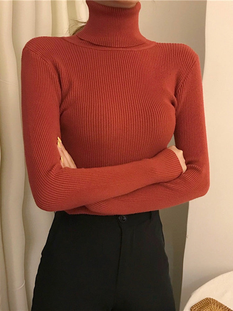 Sandy - Lässiger Winter Bequemer Rollkragenpullover für Damen