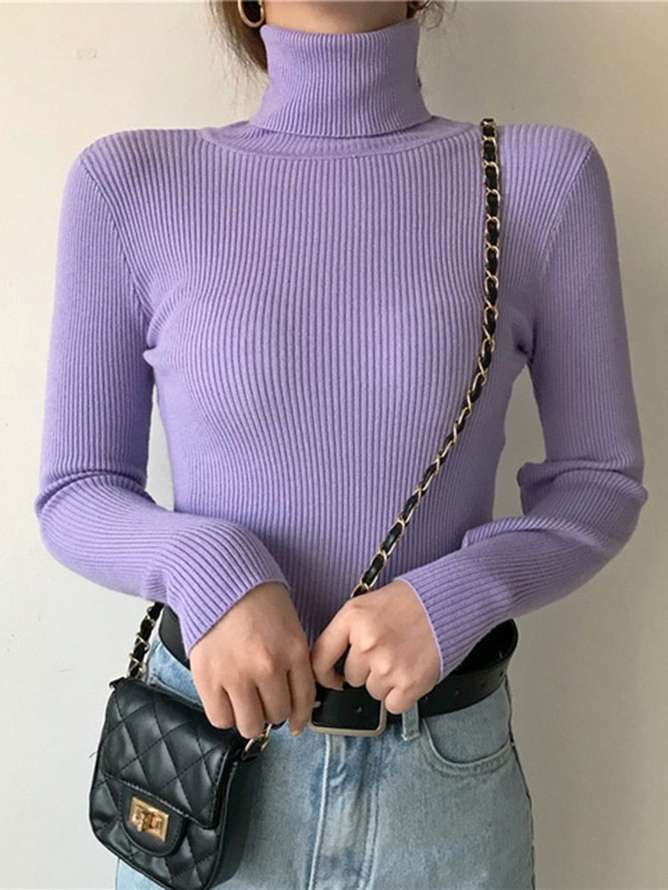 Sandy - Lässiger Winter Bequemer Rollkragenpullover für Damen