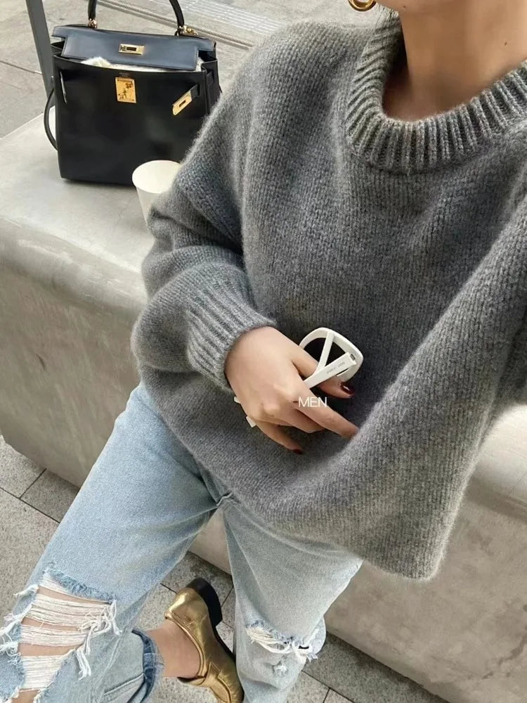 Petronilla - Kaschmir Oversize-Pullover für Damen