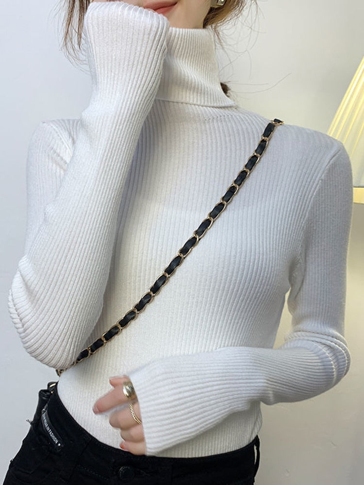 Sandy - Lässiger Winter Bequemer Rollkragenpullover für Damen
