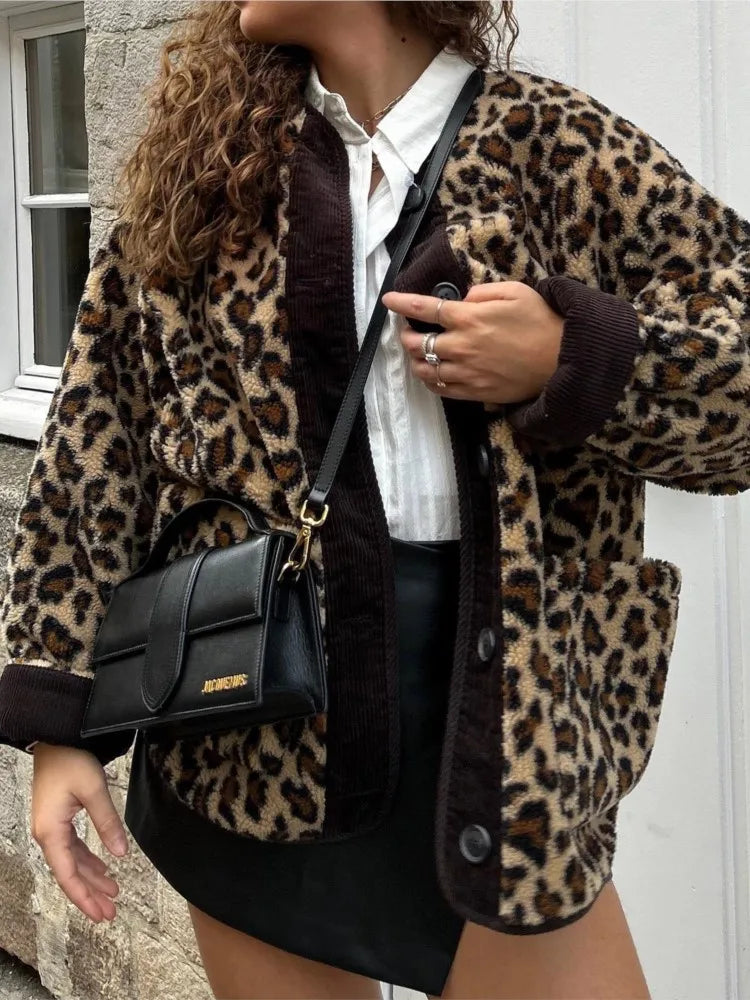 Kim - Jacke mit Leopardenmuster