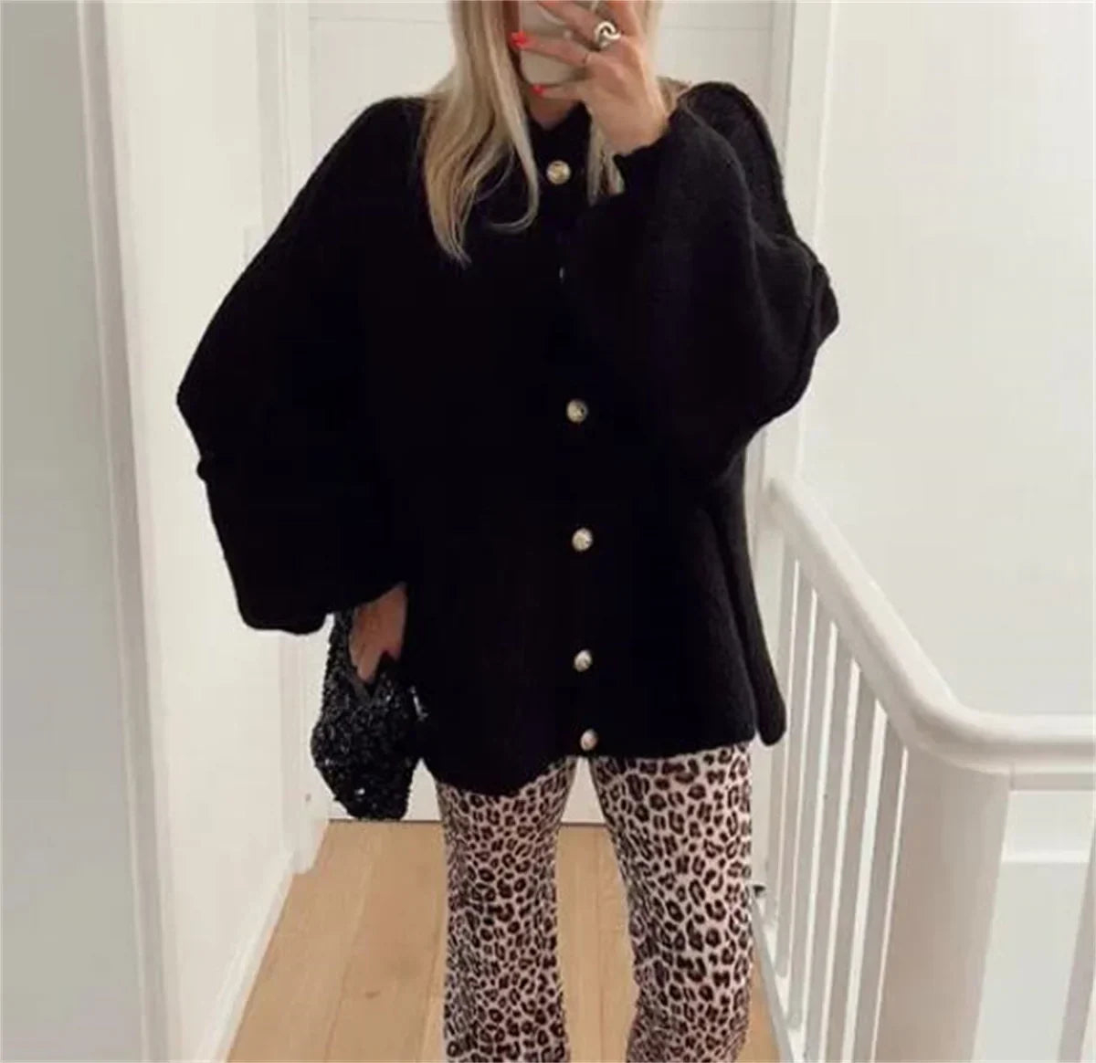 Alfonsine - Schicker Strick-Cardigan-Pullover