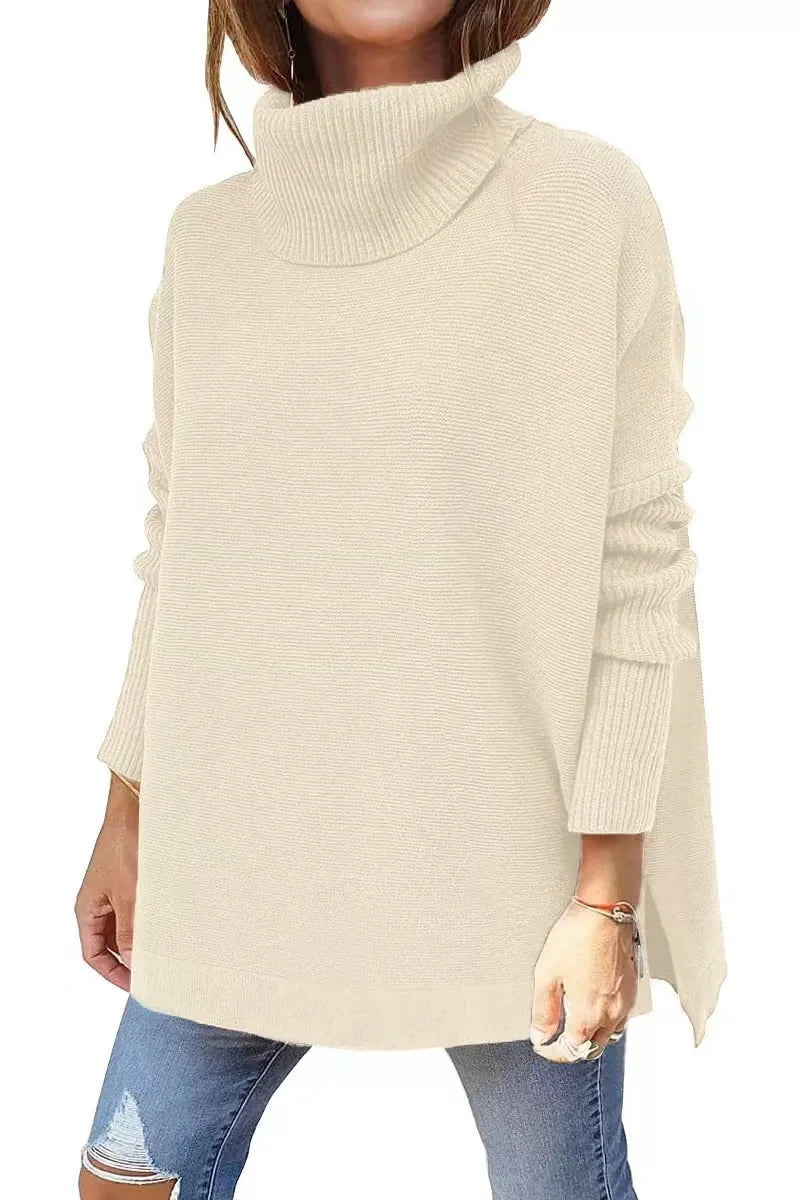 Bea™ - hochkragen Strickpullover