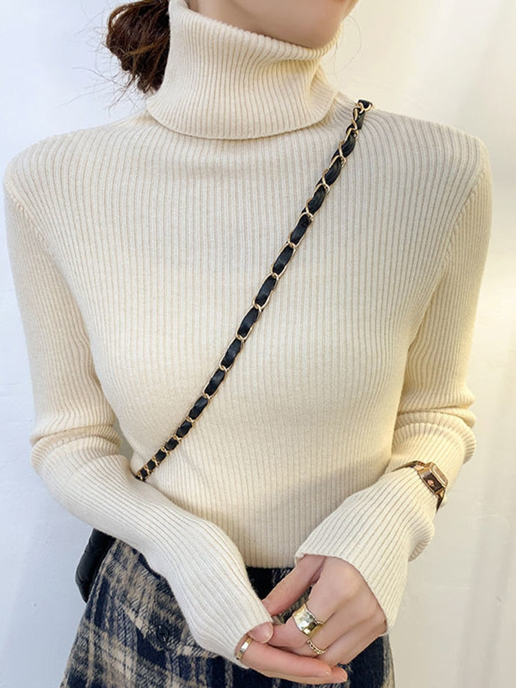 Sandy - Lässiger Winter Bequemer Rollkragenpullover für Damen