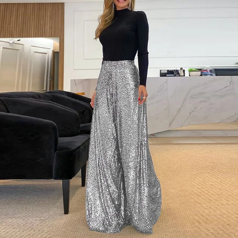 Weit geschnittene Hosen für Damen