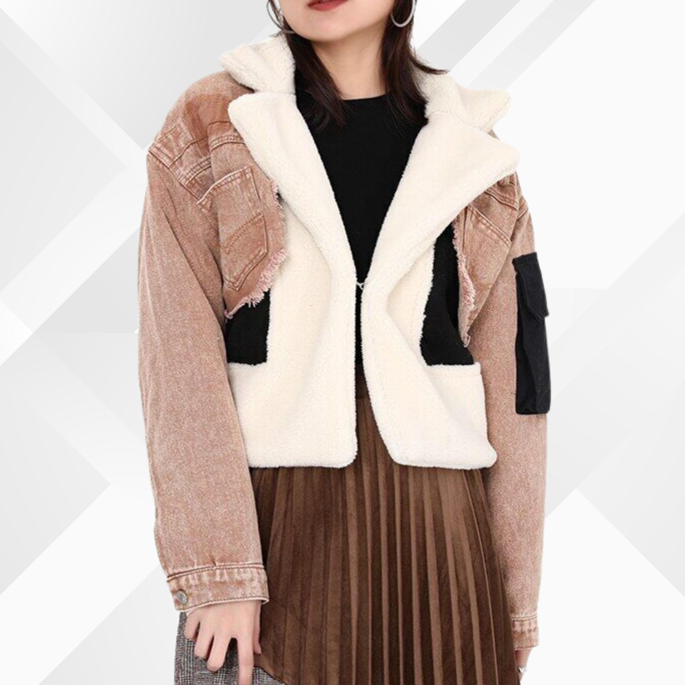 Mari - Retro-Winterjacke für Damen