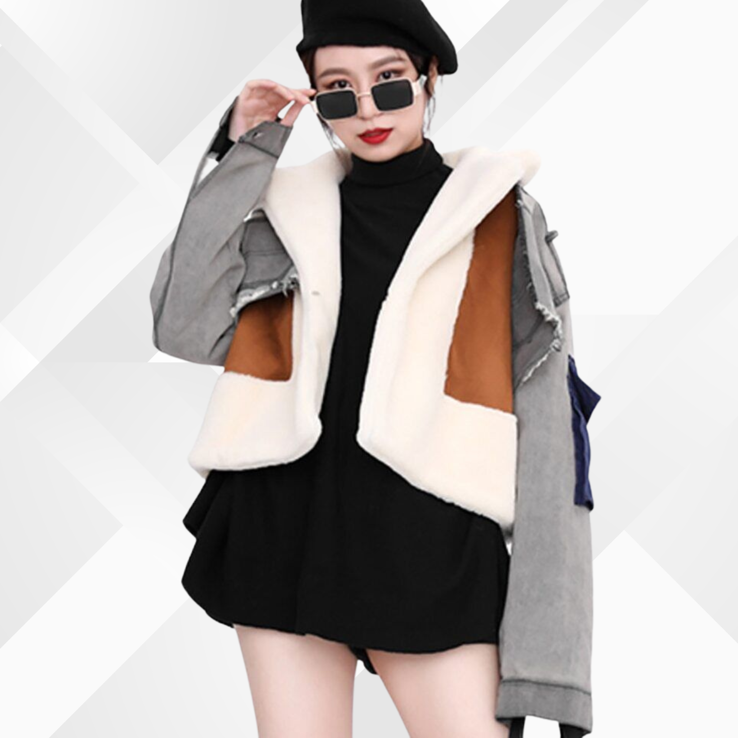 Mari - Retro-Winterjacke für Damen