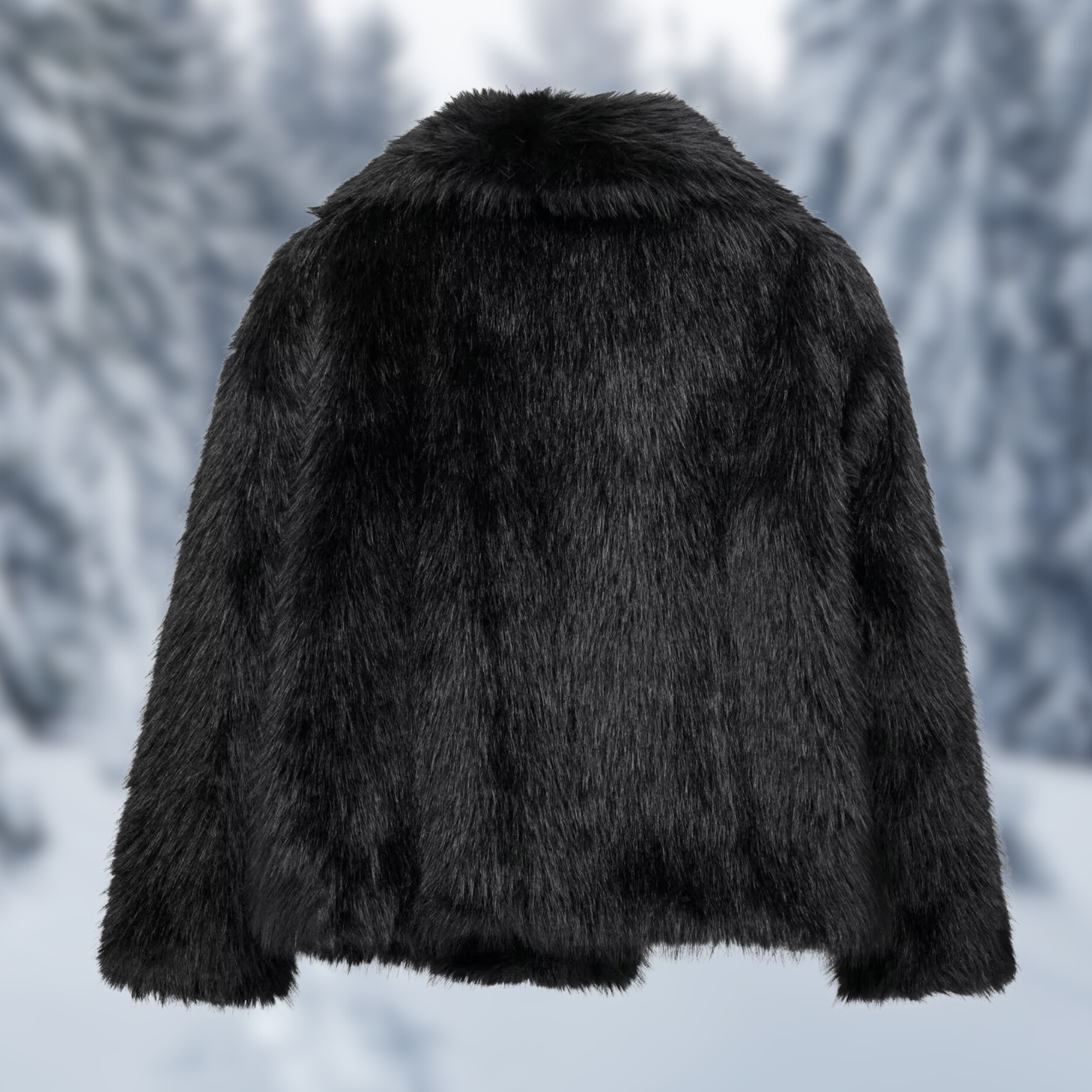 Ilona - Damen Modische Pelzjacke