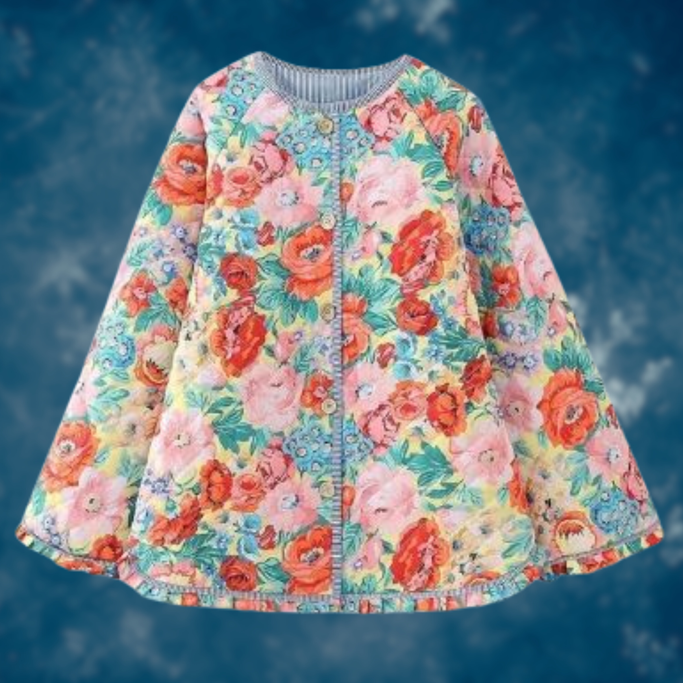 Rhealy - Gesteppte Vintage-Jacke für Damen