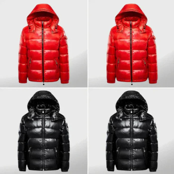 Neue Glänzende Damen Daunenjacke