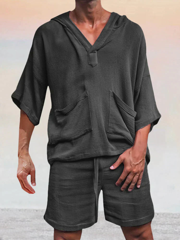 Damon – Kapuzenpullover und Shorts für Herren